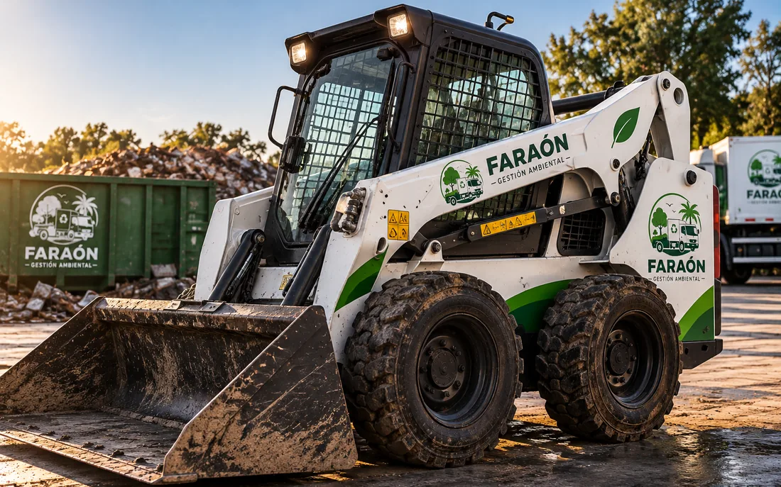 Minicargadora de Faraón Gestión Ambiental